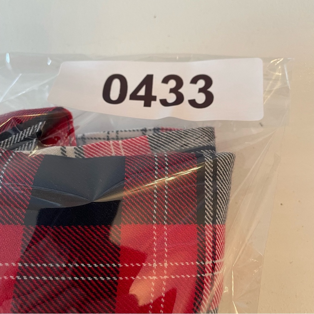 Only Line Red Plaid Women’s Shirt 10 Long Sleeve Button Down - Picture 12 of 12